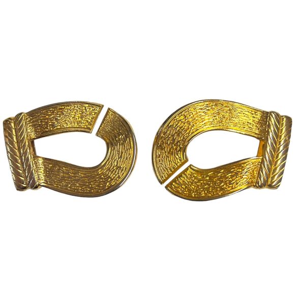 Vintage Statement Gutos W Germany Art Deco Gold Belt Buckle‎ main image 6